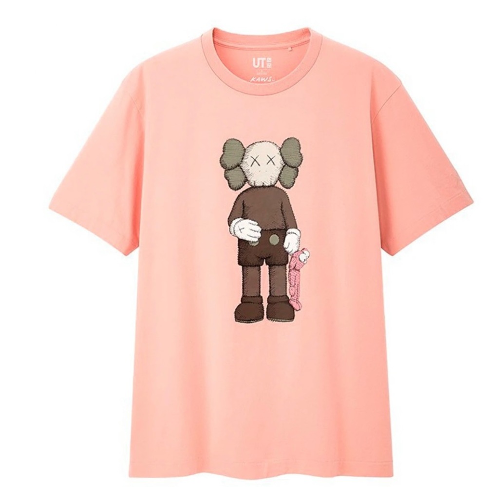 COPY - KAWS x Uniqlo Companion Tee (US Sizing) Pink